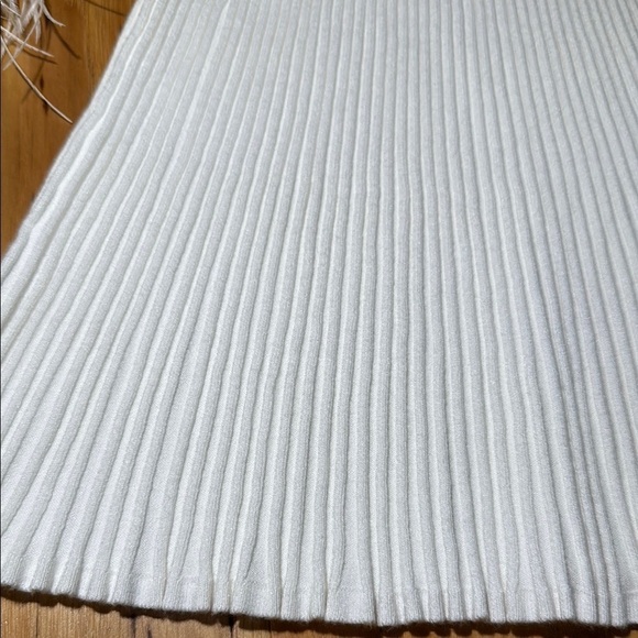 Milly Minis Feather Sleeves Knit Dress Ribbed - Picture 2 of 7